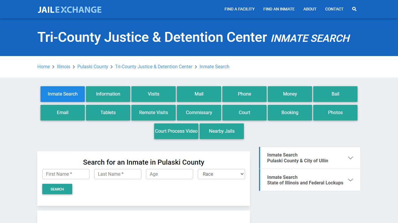 Tri-County Justice & Detention Center Inmate Search - Jail Exchange